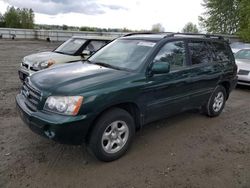 Vehiculos salvage en venta de Copart Arlington, WA: 2002 Toyota Highlander