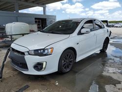 Mitsubishi Lancer ES salvage cars for sale: 2017 Mitsubishi Lancer ES