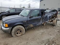 Salvage cars for sale from Copart Appleton, WI: 2001 Ford Ranger Super Cab