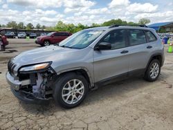 Salvage cars for sale at Florence, MS auction: 2015 Jeep Cherokee Sport
