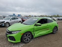 Salvage cars for sale at Des Moines, IA auction: 2018 Honda Civic SI