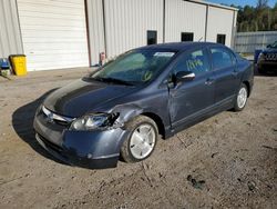 Honda salvage cars for sale: 2008 Honda Civic Hybrid