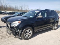 Salvage cars for sale from Copart Leroy, NY: 2017 Chevrolet Equinox LT