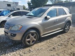 Salvage cars for sale from Copart Opa Locka, FL: 2006 Mercedes-Benz ML 500