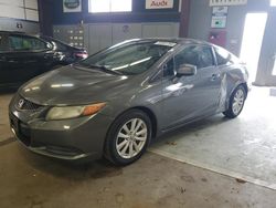 Salvage cars for sale at East Granby, CT auction: 2012 Honda Civic EXL