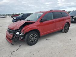 Salvage cars for sale from Copart Arcadia, FL: 2017 Dodge Journey SE