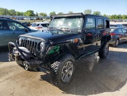 Salvage cars for sale at Bridgeton, MO auction: 2008 Jeep Wrangler Unlimited X