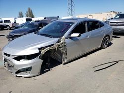 Salvage cars for sale from Copart Vallejo, CA: 2021 Chevrolet Malibu LT