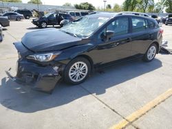 Vehiculos salvage en venta de Copart Sacramento, CA: 2018 Subaru Impreza Premium Plus