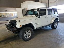 Jeep salvage cars for sale: 2015 Jeep Wrangler Unlimited Sport