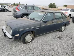 Salvage cars for sale at Mentone, CA auction: 1980 Chevrolet Chevette