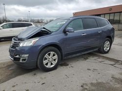 Salvage cars for sale from Copart Fort Wayne, IN: 2014 Chevrolet Traverse LT