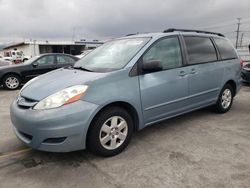 Toyota Sienna CE salvage cars for sale: 2007 Toyota Sienna CE