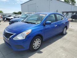 Salvage cars for sale at Sacramento, CA auction: 2015 Nissan Versa S