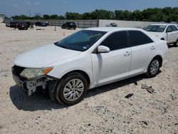 Salvage cars for sale at New Braunfels, TX auction: 2012 Toyota Camry Base