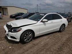 Salvage cars for sale at Temple, TX auction: 2017 Mercedes-Benz C300