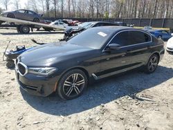 BMW salvage cars for sale: 2021 BMW 540 XI
