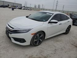 Salvage cars for sale from Copart Haslet, TX: 2017 Honda Civic Touring