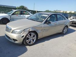 Salvage cars for sale at Orlando, FL auction: 2011 Mercedes-Benz C300