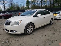 Salvage cars for sale at Waldorf, MD auction: 2012 Buick Verano