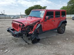 Salvage cars for sale from Copart Oklahoma City, OK: 2014 Jeep Wrangler Unlimited Rubicon