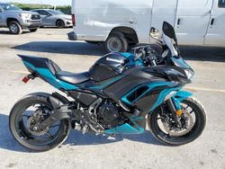 Salvage cars for sale from Copart Orlando, FL: 2021 Kawasaki EX650 M