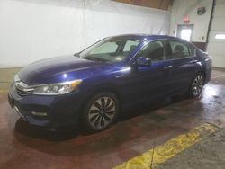 Salvage cars for sale at Marlboro, NY auction: 2017 Honda Accord Hybrid EXL