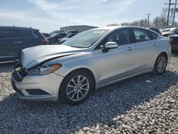 Salvage cars for sale at Wayland, MI auction: 2017 Ford Fusion SE