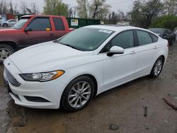 2017 Ford Fusion SE en venta en Baltimore, MD