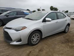 Vehiculos salvage en venta de Copart San Diego, CA: 2017 Toyota Corolla L