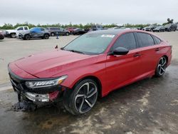 Honda Accord Sport salvage cars for sale: 2019 Honda Accord Sport