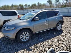 Salvage cars for sale at Windham, ME auction: 2011 Nissan Murano S