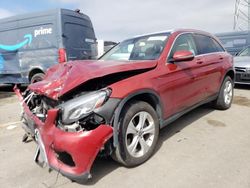 Salvage cars for sale at Hayward, CA auction: 2018 Mercedes-Benz GLC 300 4matic