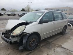 Salvage cars for sale at Littleton, CO auction: 2006 Toyota Sienna CE