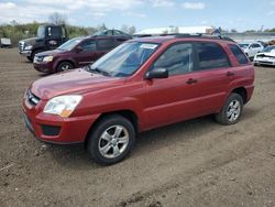 Salvage cars for sale from Copart Columbia Station, OH: 2009 KIA Sportage LX