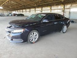 Chevrolet Impala lt Vehiculos salvage en venta: 2017 Chevrolet Impala LT
