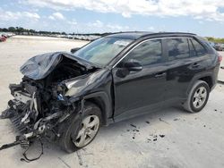 Salvage cars for sale at West Palm Beach, FL auction: 2021 Toyota Rav4 XLE