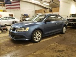 Salvage cars for sale at Ham Lake, MN auction: 2015 Volkswagen Jetta SE