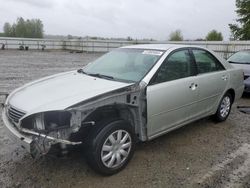 Salvage cars for sale at Arlington, WA auction: 2005 Toyota Camry LE