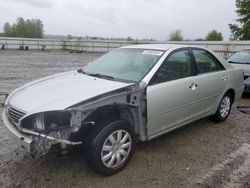 Toyota salvage cars for sale: 2005 Toyota Camry LE