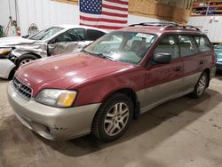 Salvage cars for sale from Copart Anchorage, AK: 2003 Subaru Legacy Outback AWP