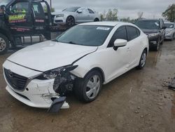 Salvage cars for sale at Pekin, IL auction: 2015 Mazda 3 Sport