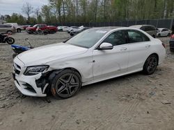 Salvage cars for sale at Waldorf, MD auction: 2020 Mercedes-Benz C 300 4matic