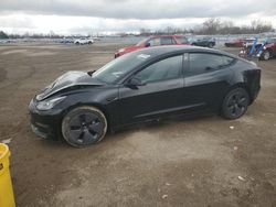 Salvage cars for sale at London, ON auction: 2021 Tesla Model 3
