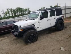 Salvage cars for sale at Spartanburg, SC auction: 2022 Jeep Wrangler Unlimited Sport