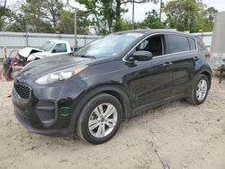 Salvage cars for sale at Hampton, VA auction: 2017 KIA Sportage LX