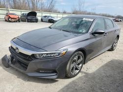 Salvage cars for sale at Leroy, NY auction: 2018 Honda Accord EX