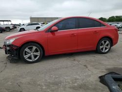 Chevrolet salvage cars for sale: 2015 Chevrolet Cruze LT