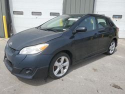Salvage cars for sale from Copart Franklin, WI: 2009 Toyota Corolla Matrix S