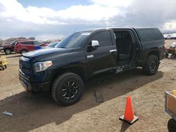 Salvage cars for sale at Brighton, CO auction: 2018 Toyota Tundra Crewmax 1794